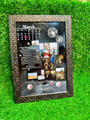 Customize Black wooden frame with glass